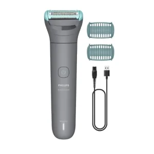Тример Philips Series 3000, для тіла, акум., насадок-2, сталь, сірий (BG3480/15) UA