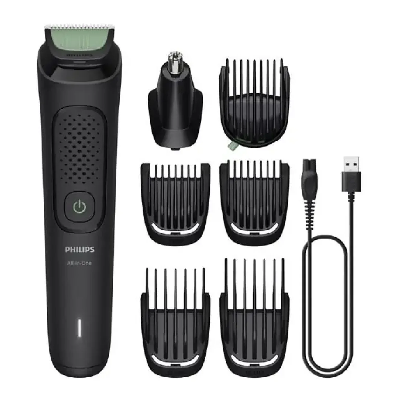 Тример Philips Series 3000, для обличчя, голови, тіла, акум., сталь, Black (MG3930/15) UA