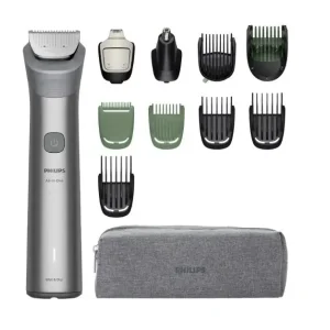Тример Philips Series 5000, для бороди, голови та тіла, насадок-11, сталь, сірий (MG5941/15) UA