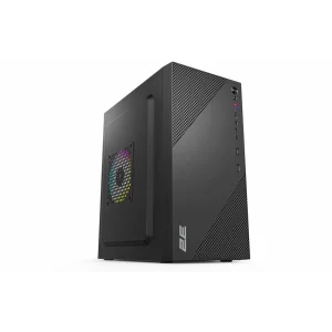 Корпус 2E TeamX TMX04 з БЖ 2E ATX400W, 2xUSB2.0, 1x80мм, VGA 220мм, mATX, чорний, 2E-TMX04 UA