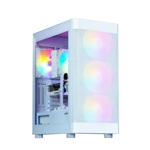 Корпус Zalman I4 TG без БЖ 2xUSB3.0, 1xUSB2.0 4x140мм RGB VGA 320мм LCS ready TG Side Panel ATX білий, I4TGWHITE UA