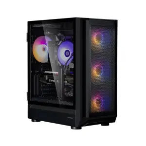 Корпус Zalman I6 без БЖ, 1xUSB3.0, 1xUSB2.0, 1xUSB Type-C, 4x140мм RGB, VGA 355мм, LCS ready, TG Side Panel, ATX, чорний, I6BLACK UA