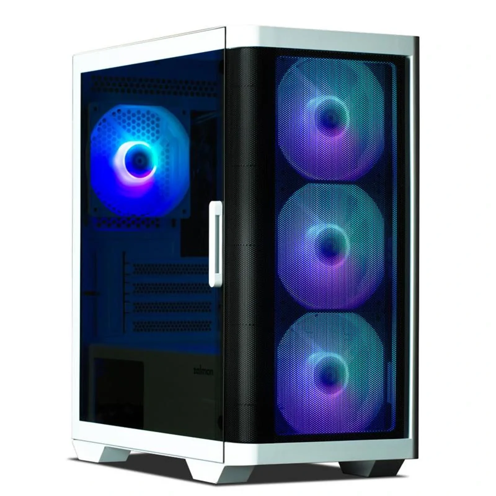 Корпус Zalman M4 без БЖ, 2xUSB3.0, 1xUSB2.0, 4x120мм ARGB, VGA 320мм, LCS ready, TG Side Window, mATX, білий, M4WHITE UA