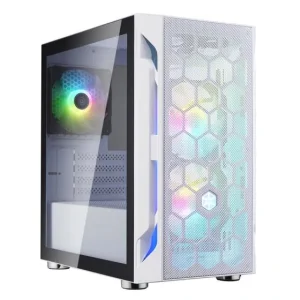 Корпус SilverStone Fara FAH1MW-PRO, без БЖ, 1xUSB3.0, 2xUSB2.0, 3x120мм ARGB, VGA 320 мм, LCS ready, TG Side Panel, mATX, білий, SST-FAH1MW-PRO UA