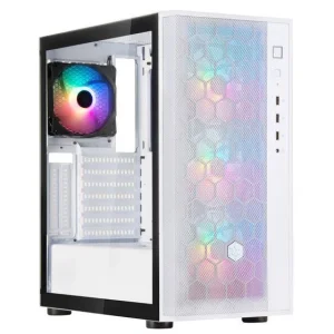 Корпус SilverStone Fara FAR1W-PRO-V2, без БЖ, 2xUSB3.0, 1xUSB2.0, 4x120мм ARGB, VGA 340 мм, LCS ready, TG Side Panel, ATX, білий, SST-FAR1W-PRO-V2 UA