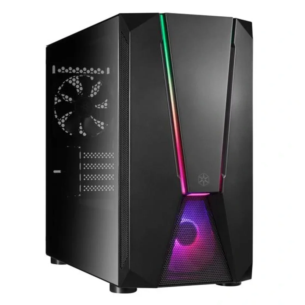 Корпус SilverStone Fara FAV1MB-PRO, без БЖ, 2xUSB3.0, 2xUSB2.0, 1x120мм ARGB, VGA 379 мм, LCS ready, TG Side Panel, mATX, чорний, SST-FAV1MB-PRO UA
