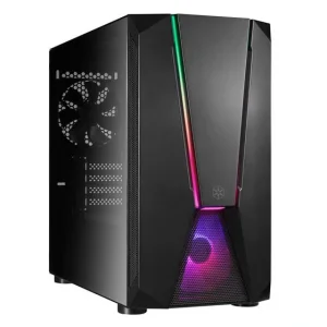 Корпус SilverStone Fara FAV1MB-PRO, без БЖ, 2xUSB3.0, 2xUSB2.0, 1x120мм ARGB, VGA 379 мм, LCS ready, TG Side Panel, mATX, чорний, SST-FAV1MB-PRO UA