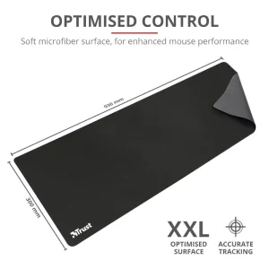 Килимок для миші TRUST Mouse Pad XXL Black (930х300х3мм), 24194_TRUST UA