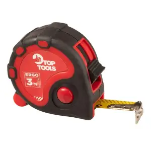 Рулетка Top Tools, 3мх16мм, сталева стрічка (27C123) UA
