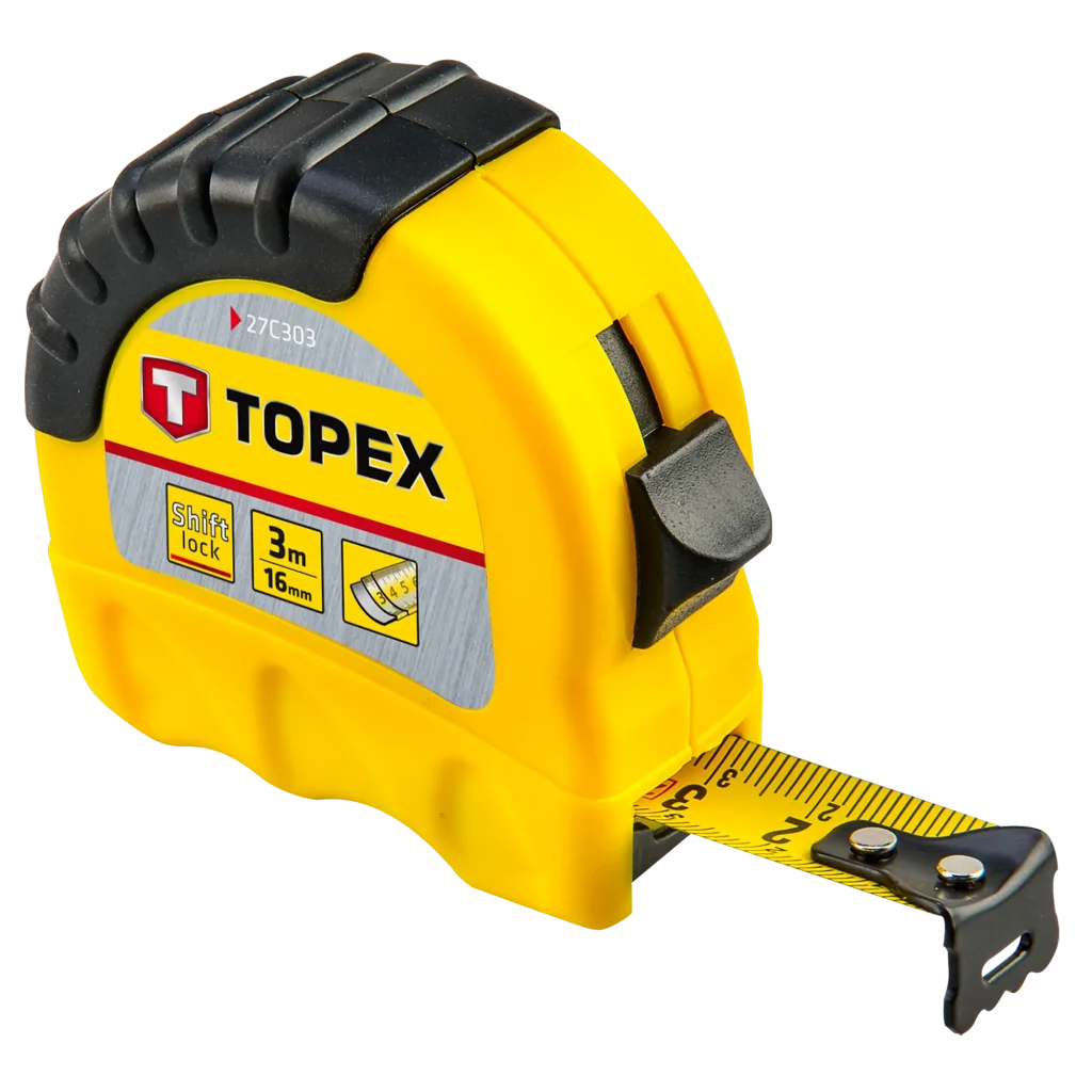Рулетка TOPEX, 3мх16мм (27C303) UA