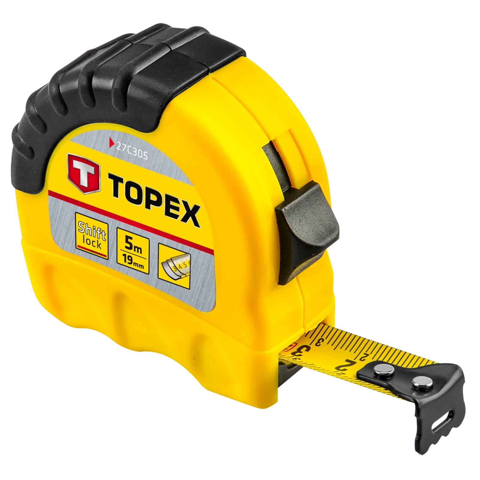 Рулетка TOPEX, 5мх19мм (27C305) UA