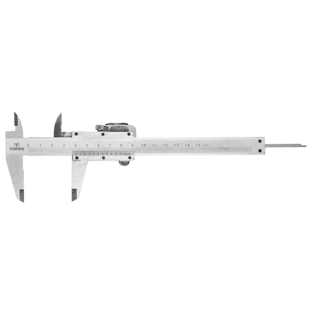 Штангенциркуль TOPEX, 150мм, сталь (31C615) UA