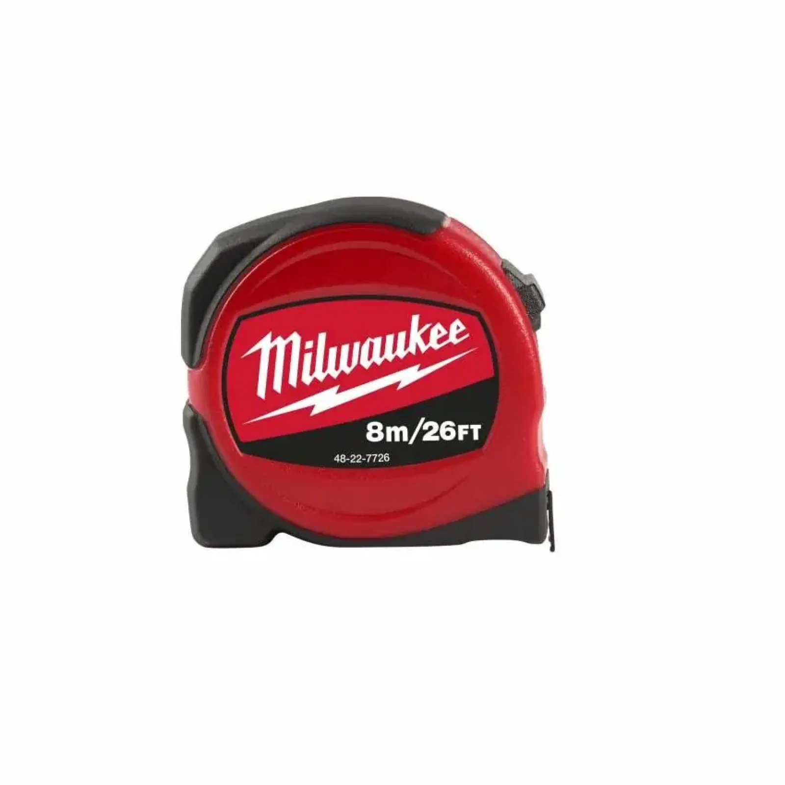 Рулетка Milwaukee Slimline S8-26/25, 8мх25мм, з фіксатором змотування, АБС-пластик (48227726) UA