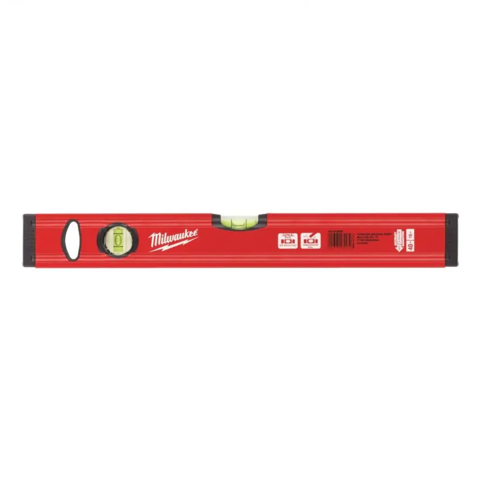 Рівень Milwaukee Slim Box, 40см, 2 капсули, алюмінієвий корпус (4932459090) UA