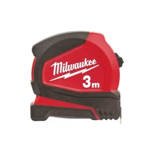 Рулетка Milwaukee Pro Compact, 3мх16мм, з фіксатором змотування, АБС-пластик (4932459591) UA
