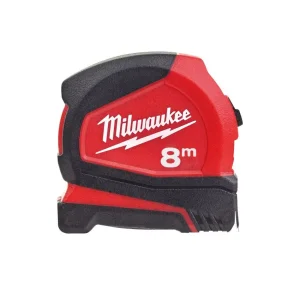 Рулетка Milwaukee Pro Compact, 8мх25мм, з фіксатором змотування, АБС-пластик (4932459594) UA