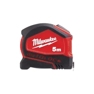 Рулетка Milwaukee Tape Measure Autolock, 5мх25мм, з фіксатором змотування, АБС-пластик (4932464663) UA