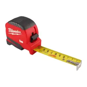 Рулетка Milwaukee Pro Compact, 5мх19мм з фіксатором змотування, АБС-пластик (4932498778) UA