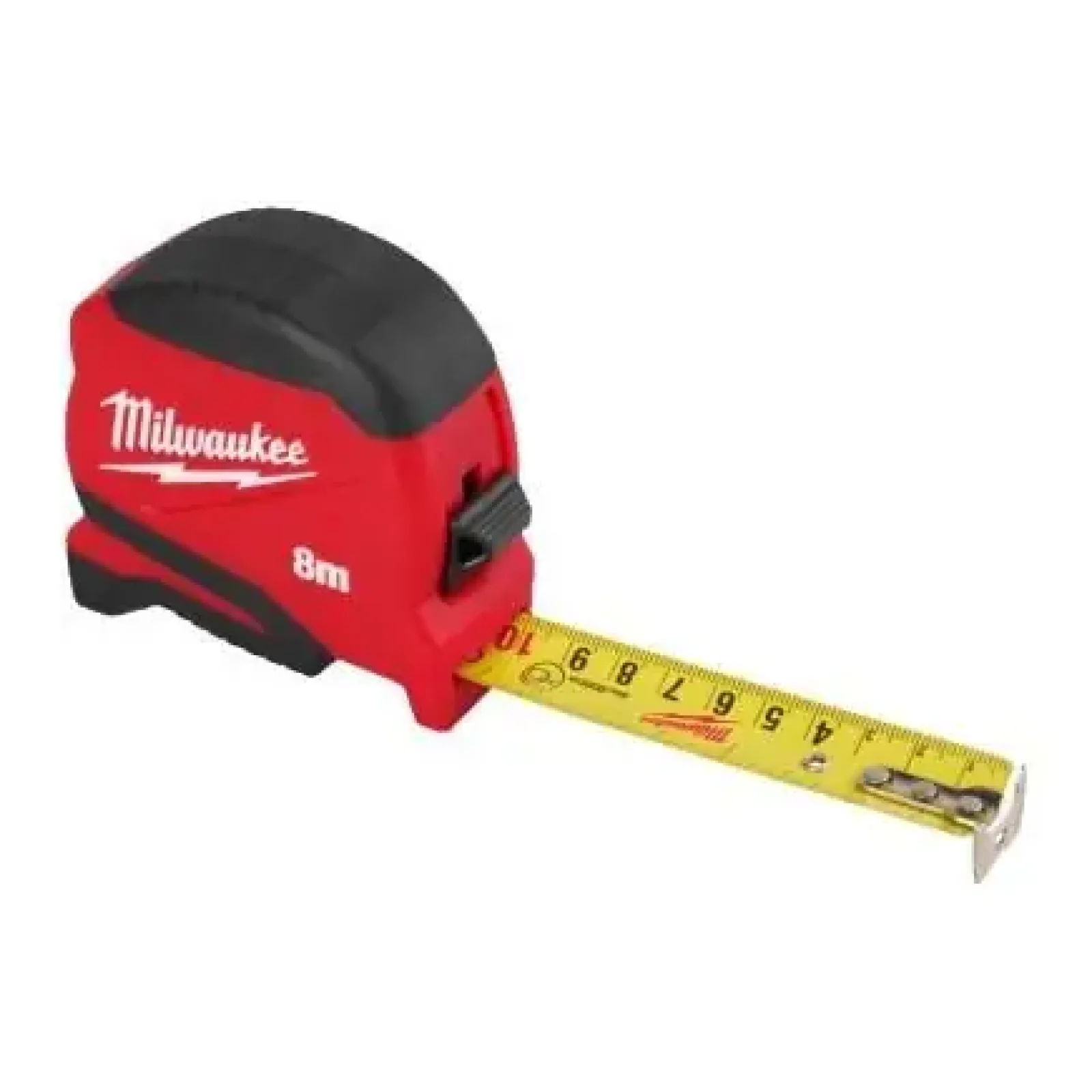 Рулетка Milwaukee Pro Compact, 8мх25мм, з фіксатором змотування, АБС-пластик (4932498780) UA