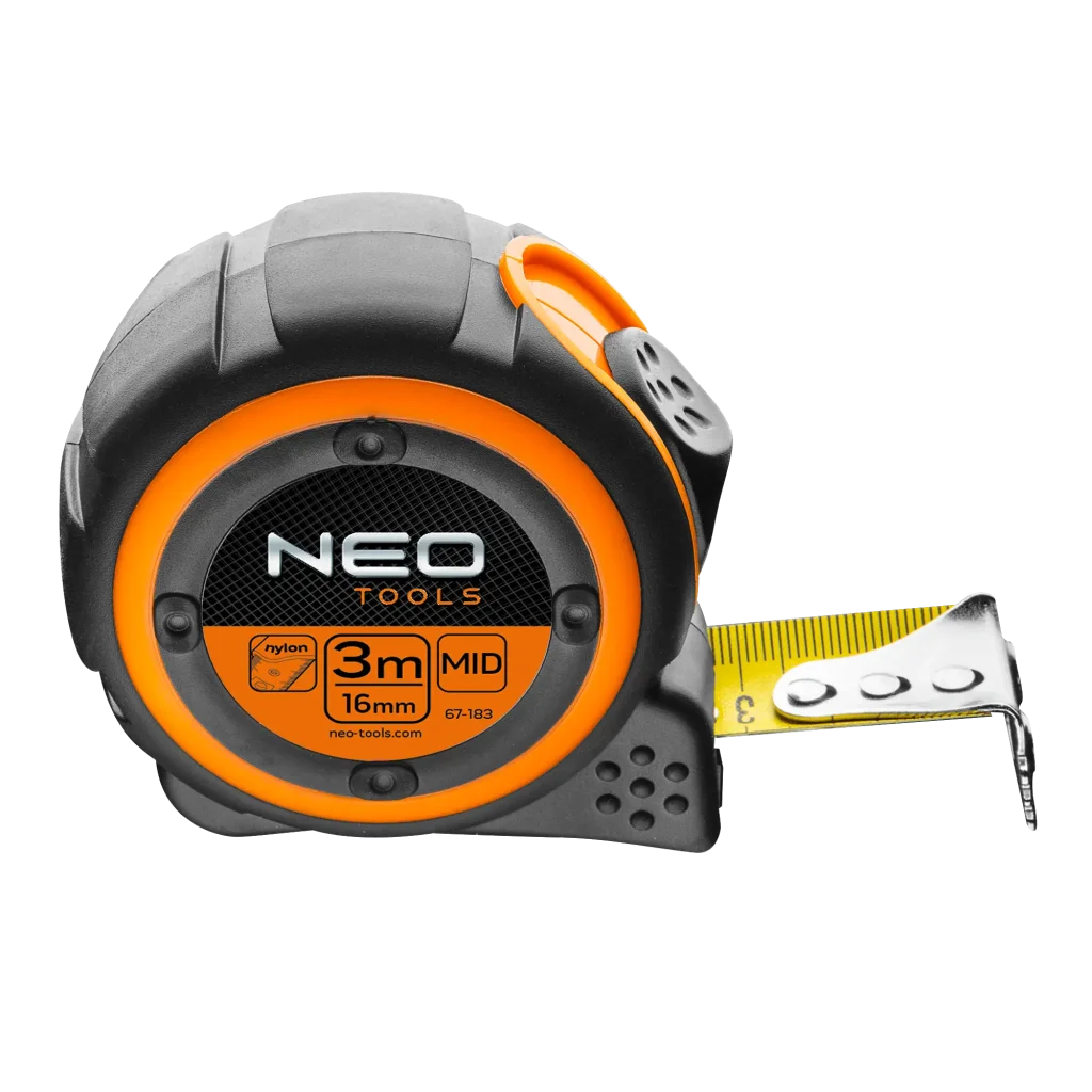 Рулетка Neo Tools, 3мx16мм, магніт (67-183) UA