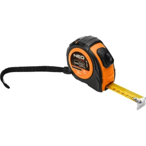 Рулетка Neo Tools, 5мx16мм, з фіксатором змотування (67-221) UA