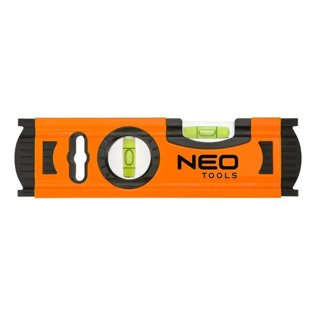Рівень Neo Tools, 20см, 2 капсули, алюмінієвий (71-030) UA