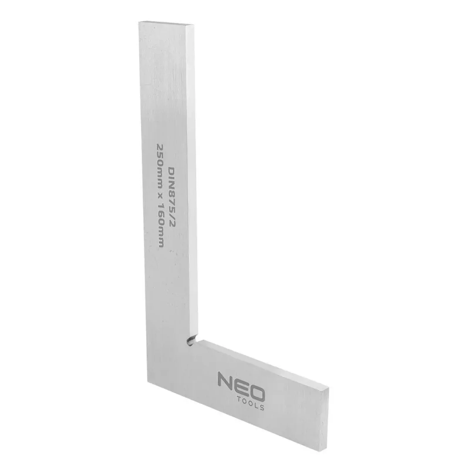 Кутник Neo Tools прецизійний, 25x16см, 90град, DIN875/2, вуглецева сталь (72-024) UA