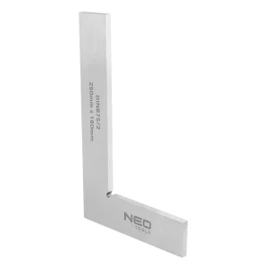 Кутник Neo Tools прецизійний, 25x16см, 90град, DIN875/2, вуглецева сталь (72-024) UA