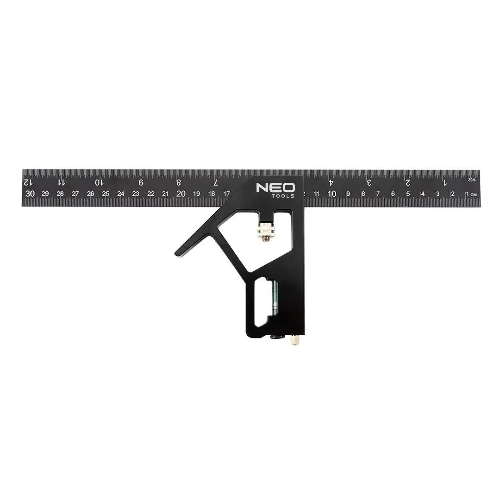 Кутник Neo Tools, 30см, алюміній, рукоятка з високою точністю нахилу (72-127) UA