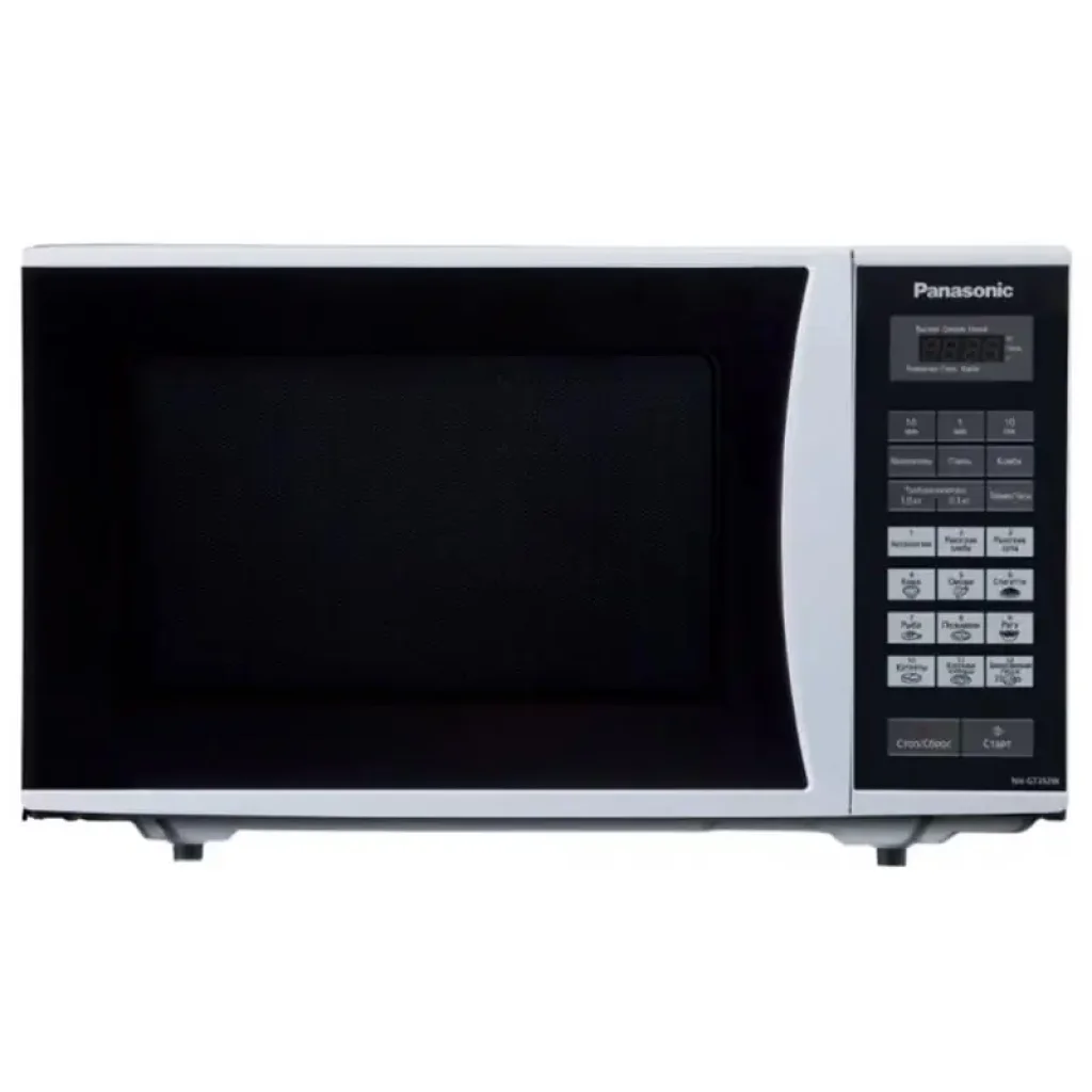 Мікрохвильова піч Panasonic, 23л, 800Вт, дисплей, білий (NN-GT352WZUE) UA