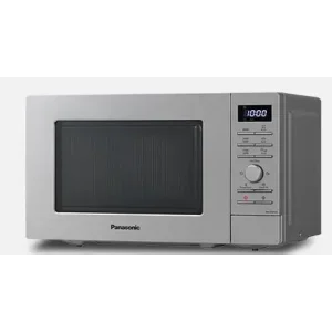 Мікрохвильова піч Panasonic, 20л, електр.управл., 800Вт, дисплей,відкриття кнопкою, сріблястий (сірий) (NN-S29KSMZUE) UA