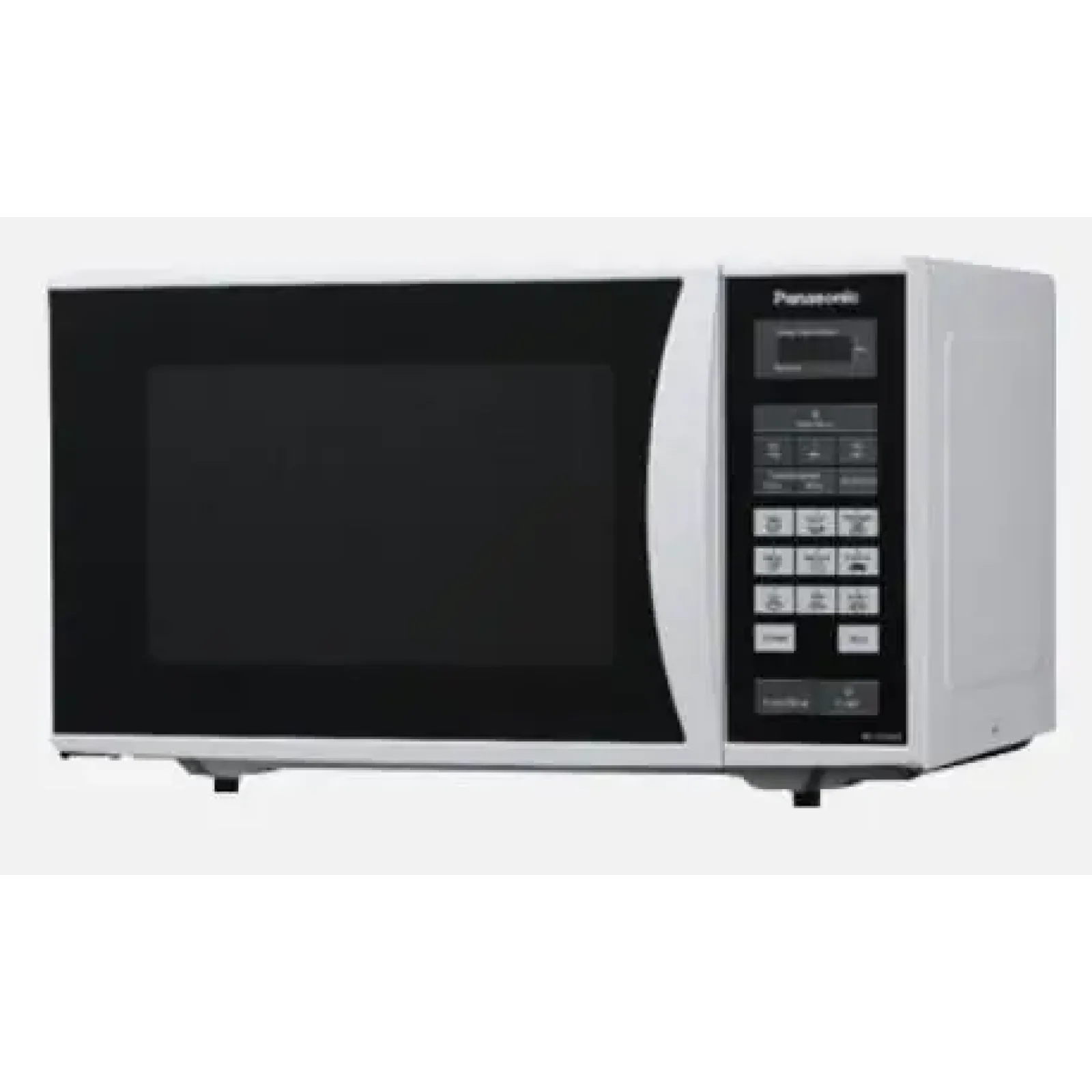 Мікрохвильова піч Panasonic, 25л, 800Вт, дисплей, відкрю ручкою, біло-чорний (NN-ST342WZUE) UA