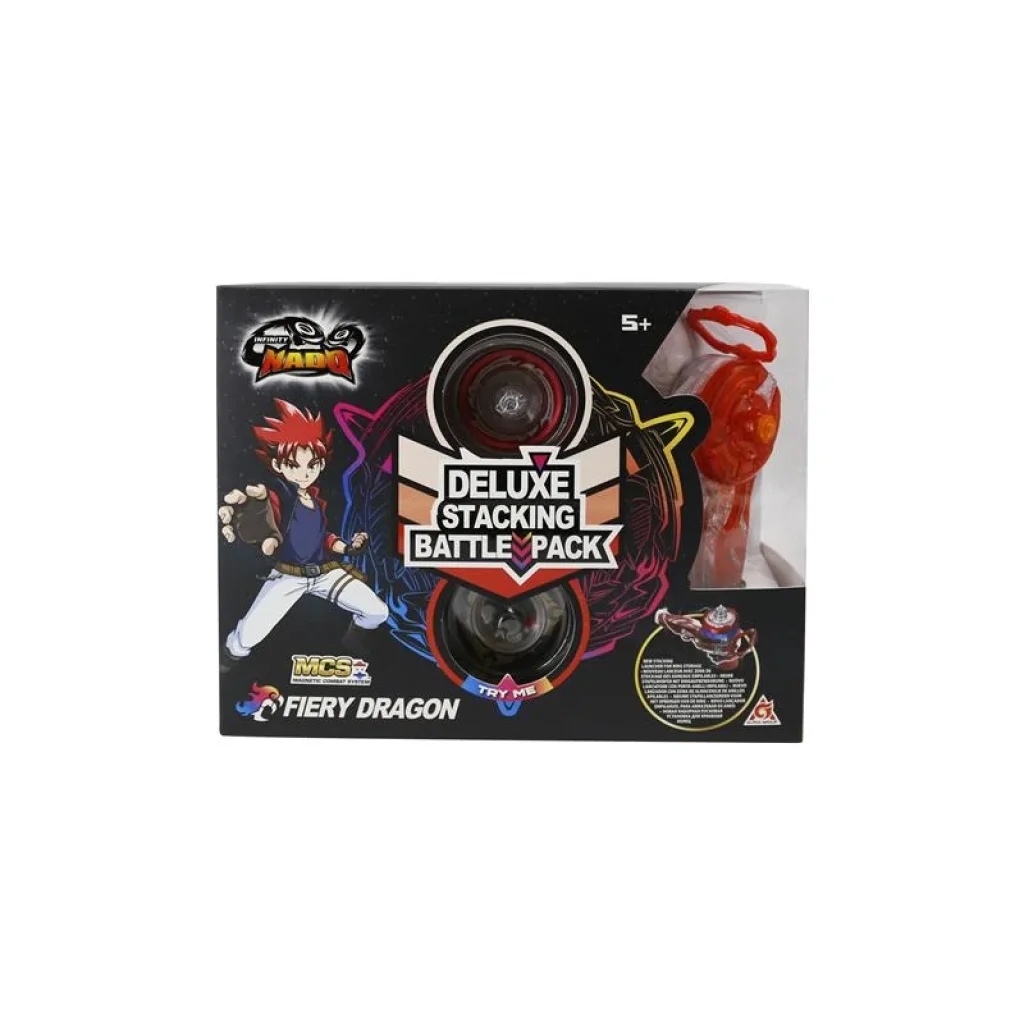 Волчок Auldey Infinity Nado V серия Deluxe Edition Fiery Dragon Огненный Дракон, EU634402H UA