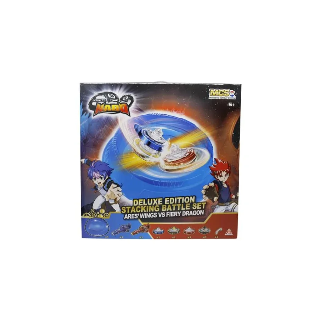 Ігровий набір Auldey Infinity Nado V Deluxe Battle Set Крила Ареса проти Вогняного Дракона, EU634806H UA