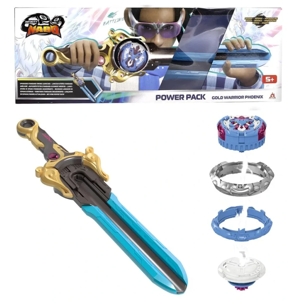 Дзиґа Infinity Nado VI Power Pack Золотий Воїн Фенікс (Gold Warrior Phoenix), EU654115 UA