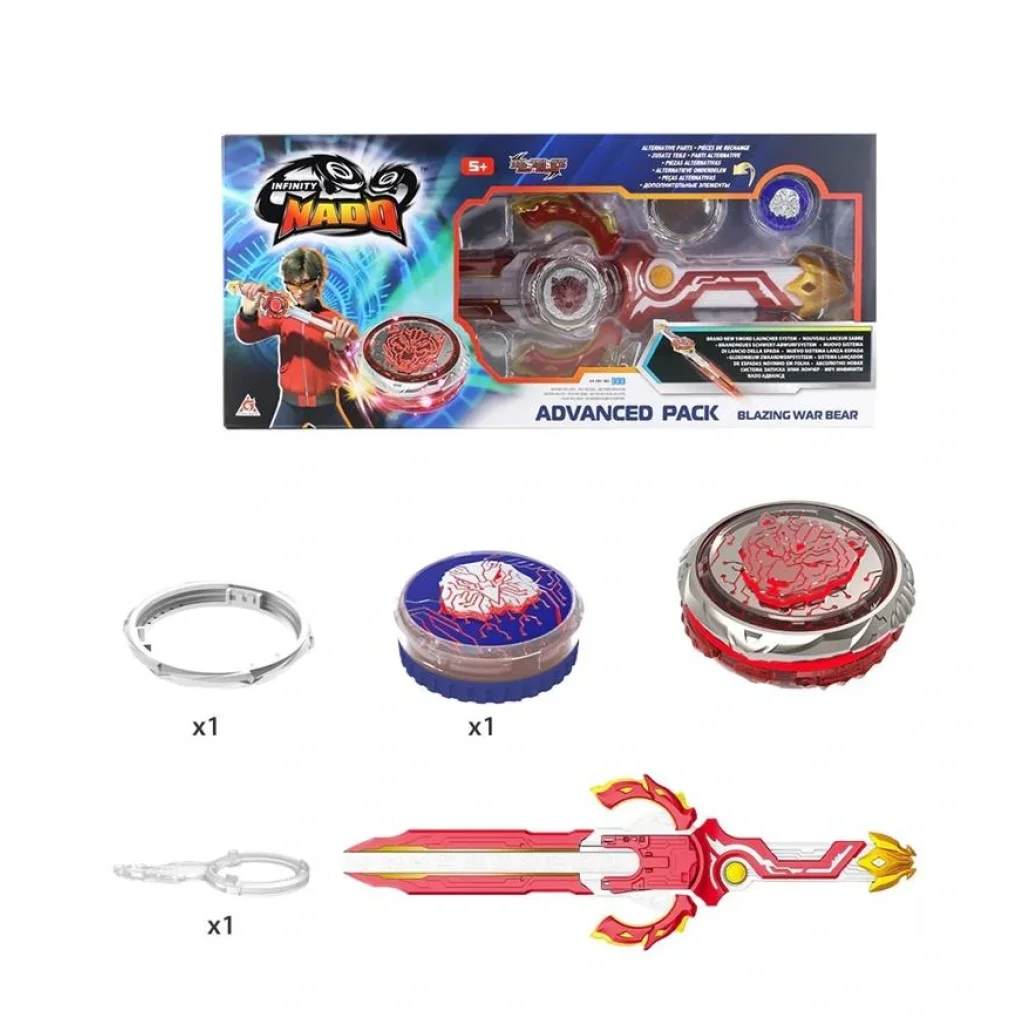 Дзиґа Infinity Nado VI Advanced Pack Палаючий Бойовий Ведмідь (Blazing War Bear), EU654132 UA