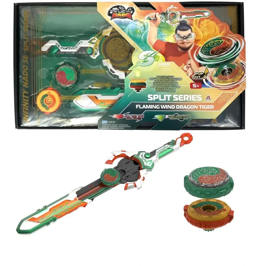 Дзиґа Infinity Nado VI Split Series Палаючий Вітер Дракон Тигр (Flaming Wind Dragon Tiger), EU654145 UA