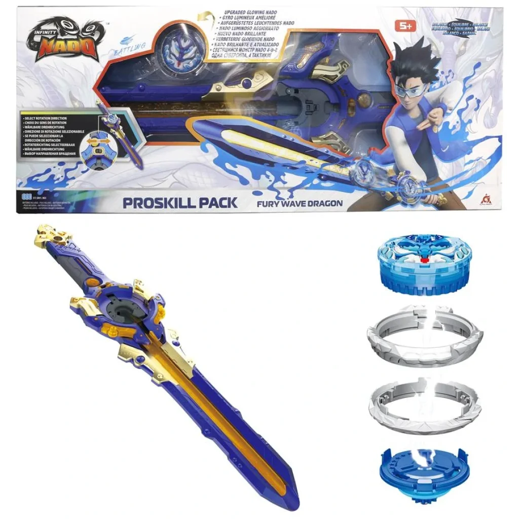 Дзиґа Infinity Nado VI Proskill Pack Лютий Дракон (Fury Wave Dragon), EU654211 UA