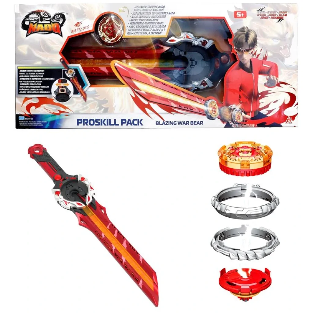 Дзиґа Infinity Nado VI Proskill Pack Палаючий Бойовий Ведмідь (Blazing War Bear), EU654212 UA