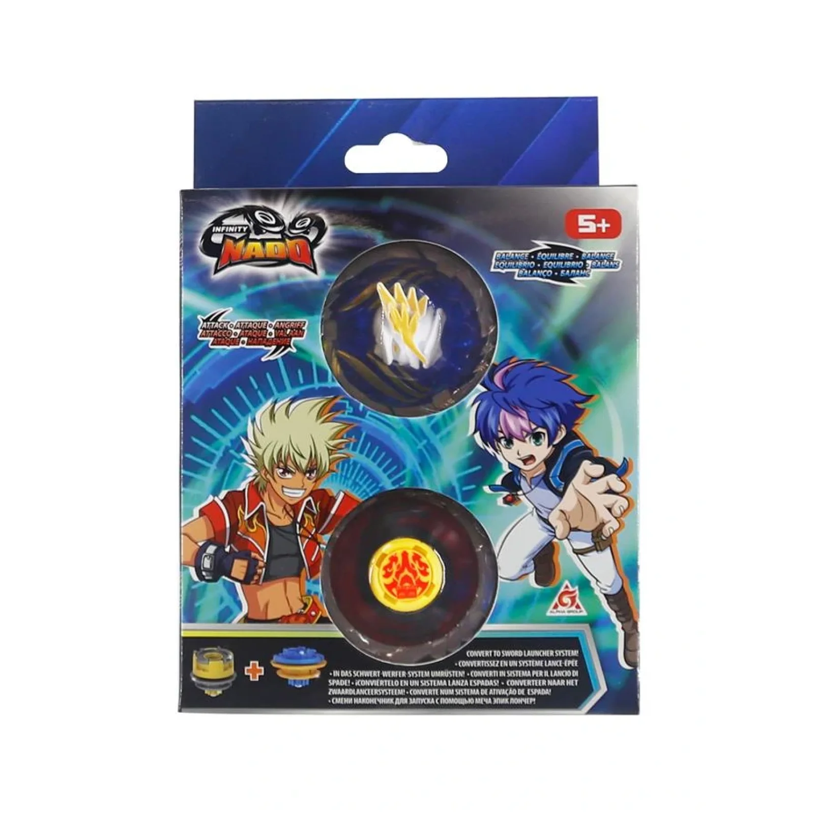 Набір Infinity Nado VI Conversion Set Крила Ареса і Вогняний Клинок (Ares' Wings, Fiery Blade), EU654272 UA