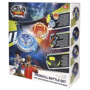 Набір Infinity Nado VI Proskill Battle Set Лютий Дракон і Палаючий Бойовий Ведмідь (Fury Wave Dragon vs Blazing War Bear), EU654281 UA
