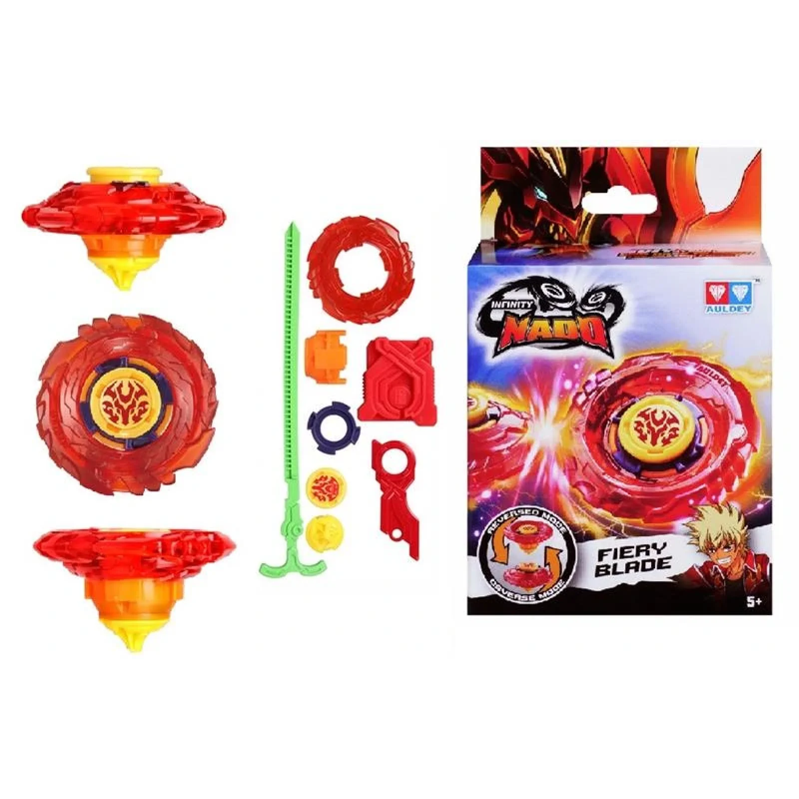 Дзига Auldey Infinity Nado III серія Пластик Fiery Blade Вогняний Клинок, YW624102 UA