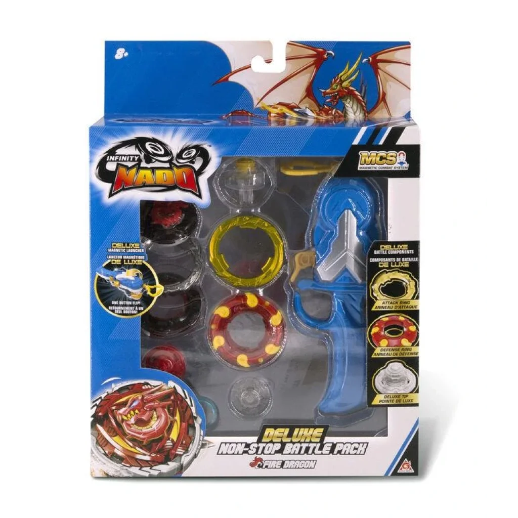 Дзига Auldey Infinity Nado V серія Advanced Fiery Dragon Вогняний Дракон, YW634402 UA
