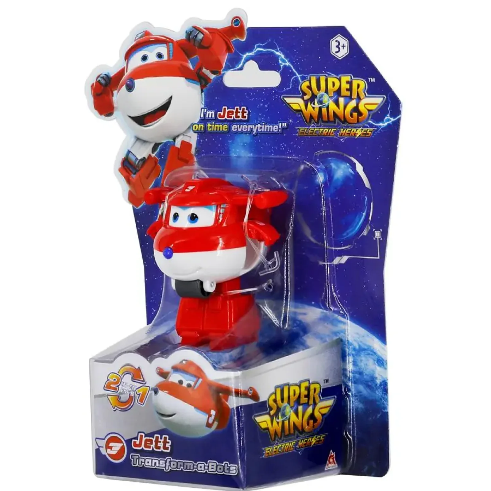 Ігрова фігурка-трансформер Super Wings Transform-a-Bots Джетт (Jett) (EU780010) UA