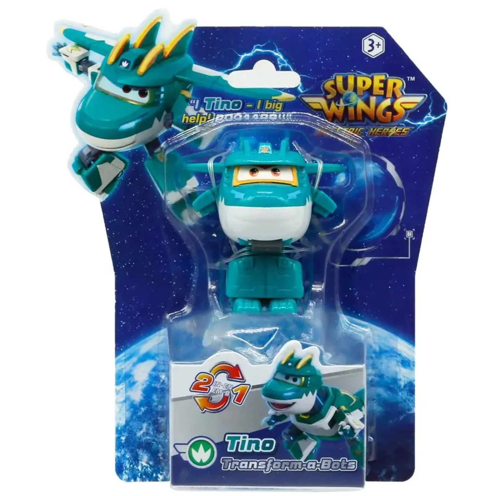 Ігрова фігурка-трансформер Super Wings Transform-a-Bots Тіно (Tino) (EU780037) UA