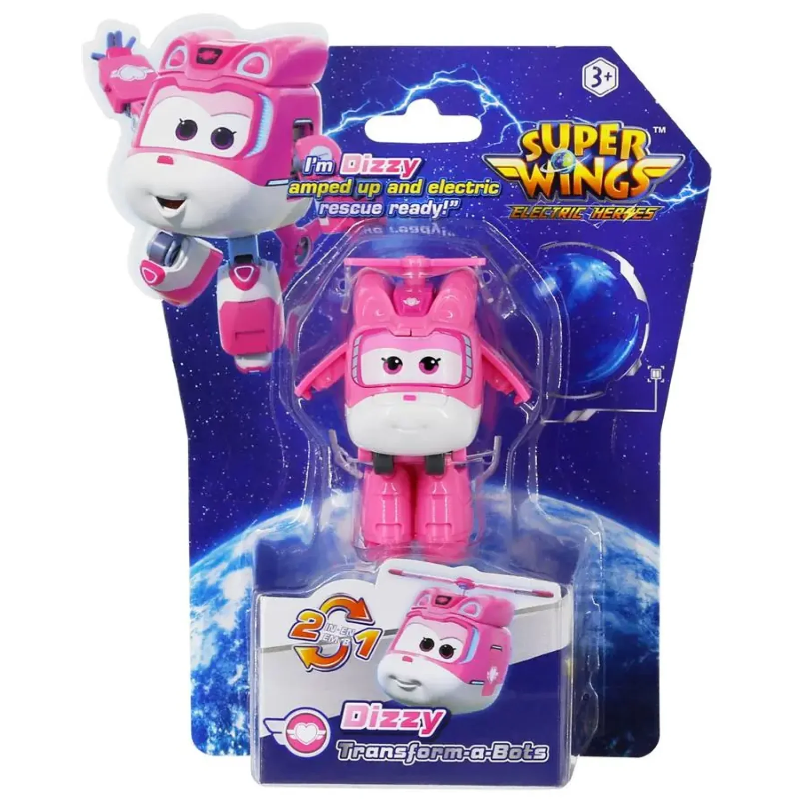 Ігрова фігурка-трансформер Super Wings Transform-a-Bots Діззі (Dizzy) (EU780040) UA