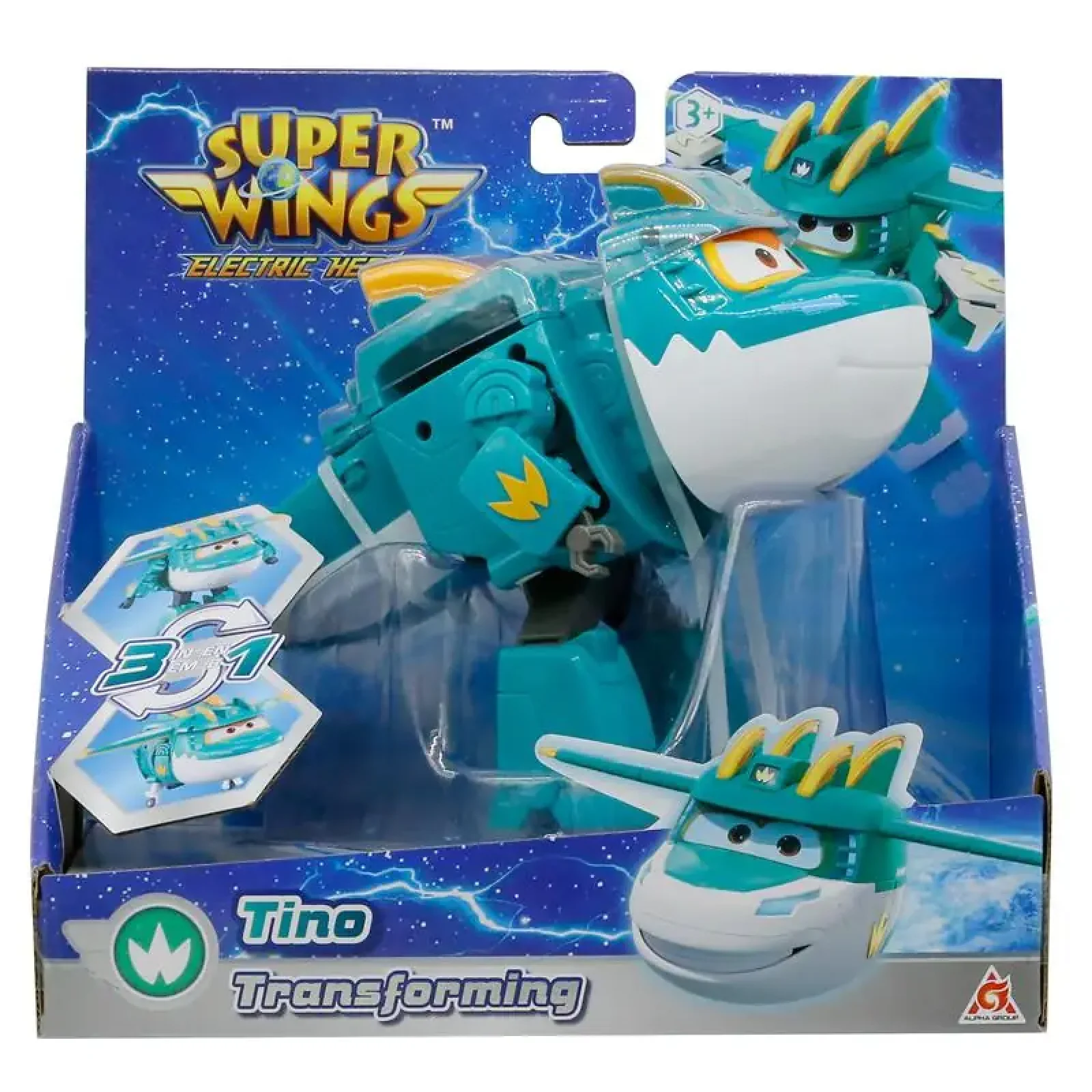 Ігрова фігурка-трансформер Super Wings Transforming Тіно (Tino) (EU780237) UA