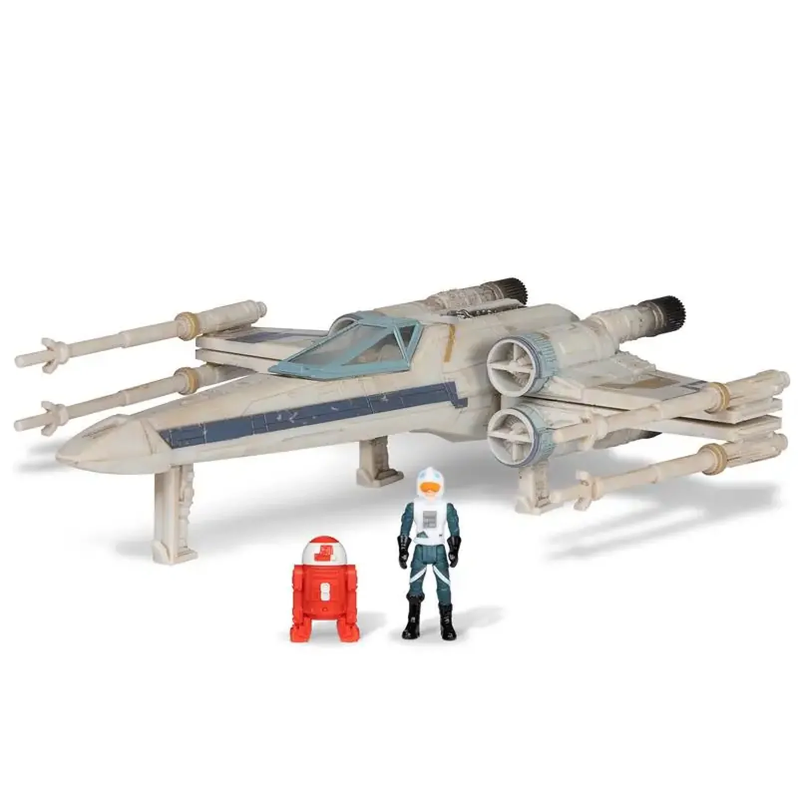 Ігрова колекційна фігурка Star Wars Medium Vehicle Транспорт та фігурка X-Wing (Blue 1) + Antoc Merric & R2-R9 12.5см (SWJ0025) UA