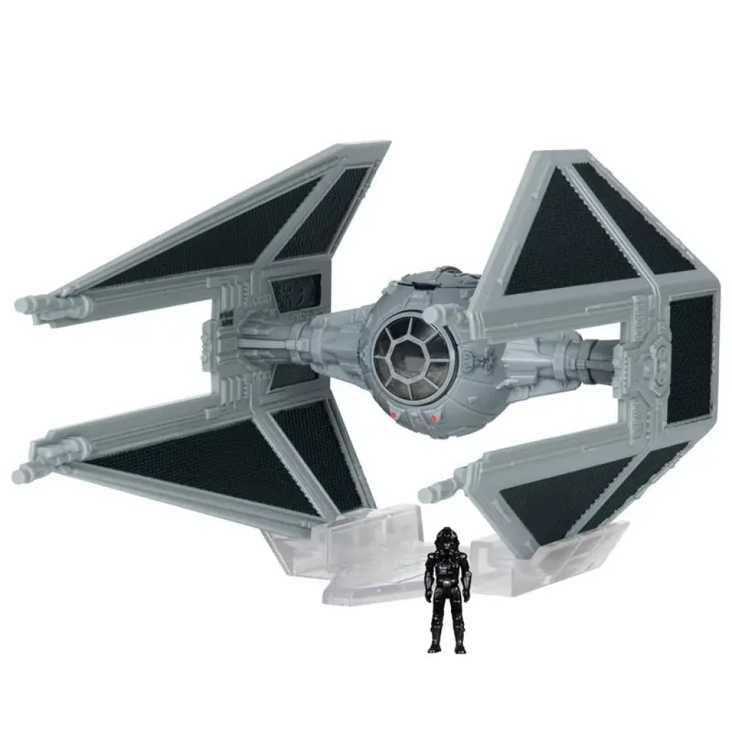 Ігрова колекційна фігурка Star Wars Small Vehicle Транспорт та фігурка TIE Interceptor 7.5см (SWJ0078) UA