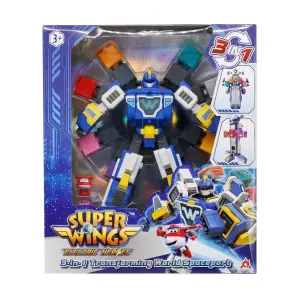 Ігровий набір Super Wings Transforming Всесвітній космодром 3в1 (YW780288) UA